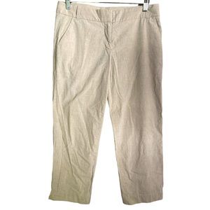 J. Crew 100%‎ Cotton City Fit Cocktail Capri Pants Tan